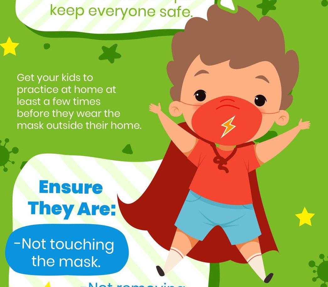 COVID-19 Safety Helping Kids Wear Masks