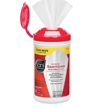 sani professional sanitizing wipes