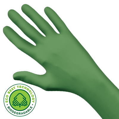 Large Green Nitrile Gloves